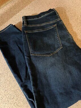 J.Crew Women's 10" High-Rise Skinny Jeans – Size 30 – Dark Blue Denim